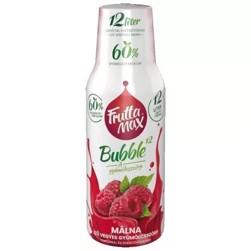 Fruttamax bubble 12 málna 500 ml