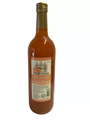 Fertődi jaffa-narancs gyümölcsszörp 750 ml
