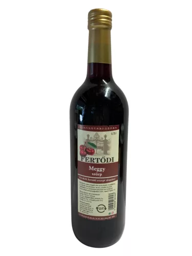 Fertődi meggy gyümölcsszörp 750 ml