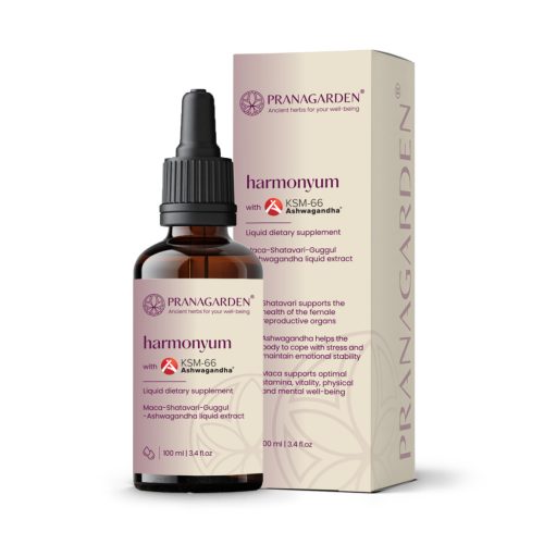 Pranagarden harmonyum ksm-66 ashwaganda-val folyékony étrend-kiegészítő 100 ml