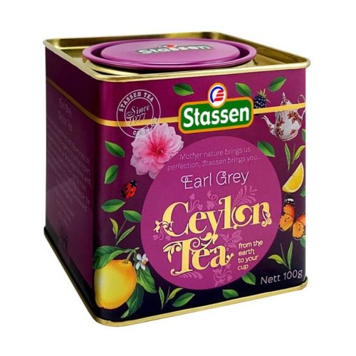 Stassen earl grey tea szálas fémdobozos 100 g