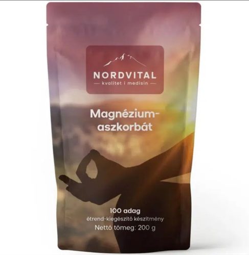 Nordvital magnézium-aszkorbát por 200 g