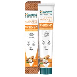   Himalaya botanique natúr kurkumás fehérítő, lepedékeltávolító fogkrém 75 ml