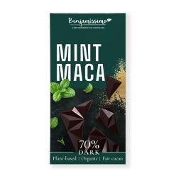   Benjamissimo bio vegán fekete csokoládé mentás maca porral 60 g