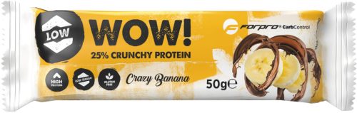 Forpro wow 25% crunchy protein szelet crazy banana 50 g