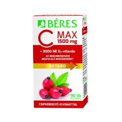   Béres c-max 1500mg csipkebogyó+d3-vitamin 3000ne retard filmtabletta 90 db