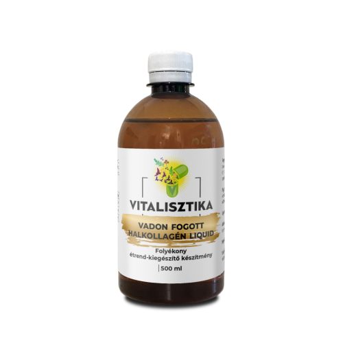 Vitalisztika vadon fogott halkollagén liquid 500 ml