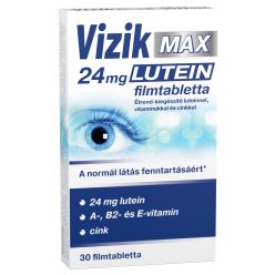   Vizik max 24mg lutein étrend-kiegészítő luteinnel, vitaminokkal és cinkkel 30 db