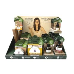 Coconutoil cosmetics display 1 db