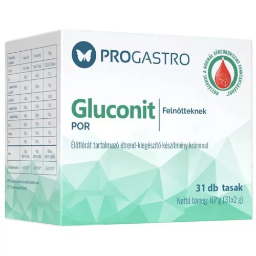 Progastro gluconit por felnőtteknek 31 db
