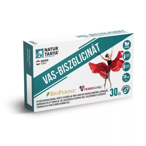 Natur Tanya vas-biszglicinát kapszula 30 db