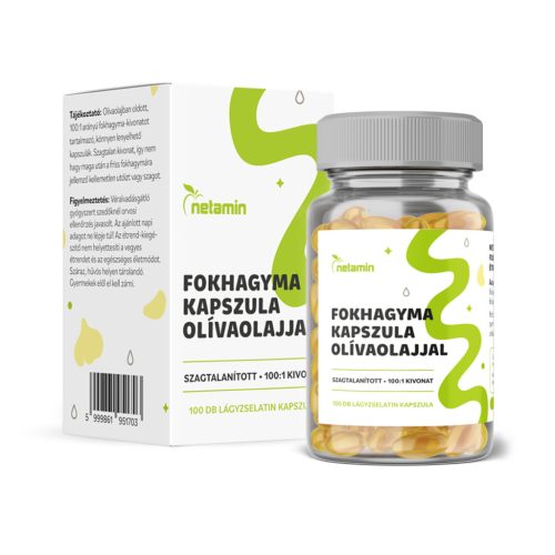 Netamin fokhagyma kapszula olívaolajjal 100 db