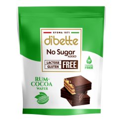   Dibette nas laktóz-, pálma-, gluténmentes rumízű kakaós krémmel töltött ostyakockák, hcn, édesítőszerekkel 100 g