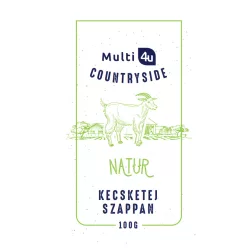 Multi 4u countryside kecsketej szappan natúr 100 g