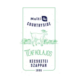 Multi 4u countryside kecsketej szappan teafaolajos 100 g