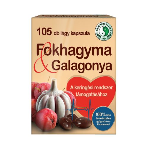 Dr.chen fokhagyma és galagonya kapszula 105 db