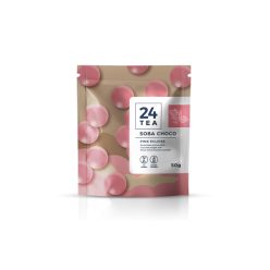 24tea epres fehércsoki drazsé pink eclipse 50 g