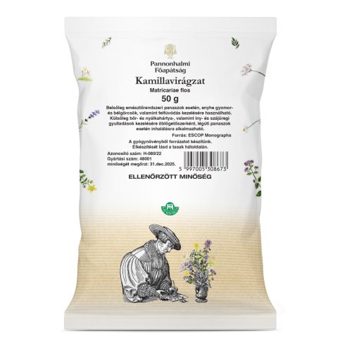 Pannonhalmi kamillavirág tea 50 g