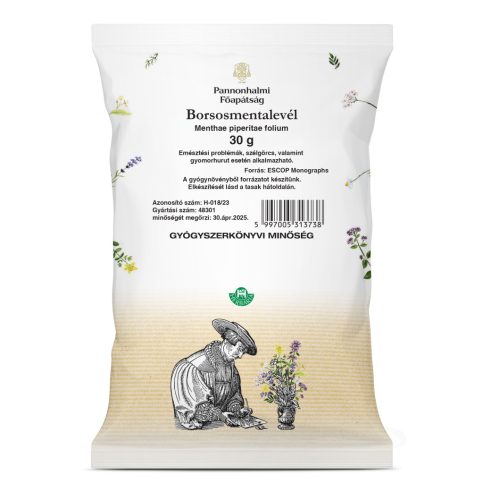 Pannonhalmi borsmentalevél tea 30 g