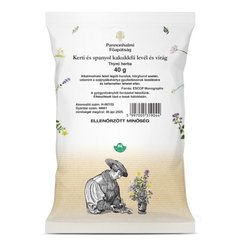 Pannonhalmi kerti kakukkfű tea 40 g
