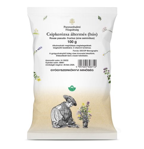 Pannonhalmi csipkerózsa áltermés (hús) tea 100 g