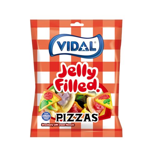 Vidal gumicukor töltött pizza 90 g
