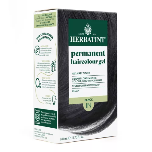 Herbatint 1n fekete hajfesték 170 ml