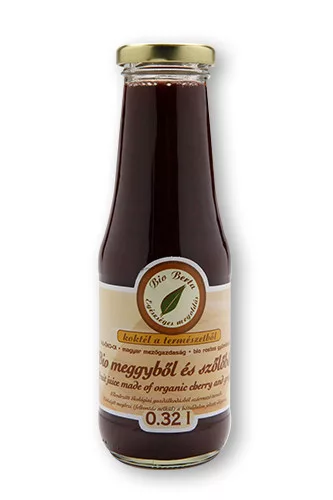 Bio Berta bio meggylé szőlővel hcn 320 ml