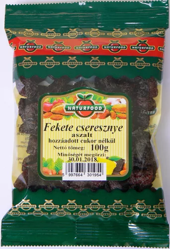 Naturfood aszalt fekete cseresznye 100 g
