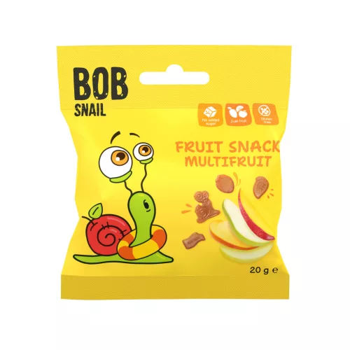 Bob Snail gyümölcs snack multifruit 20 g