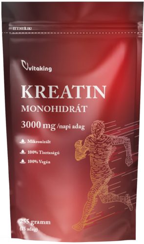 Vitaking 100% kreatin por tasakos 255 g