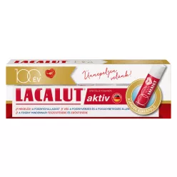 Lacalut aktiv fogkrém + lacalut ajakápoló 75 ml