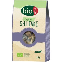 Bioasia bio szárított shiitake gomba 25 g