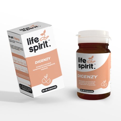 Life Spirit digenzy emésztő enzimeket tartalmazó étrend-kiegészítő kapszula 60 db