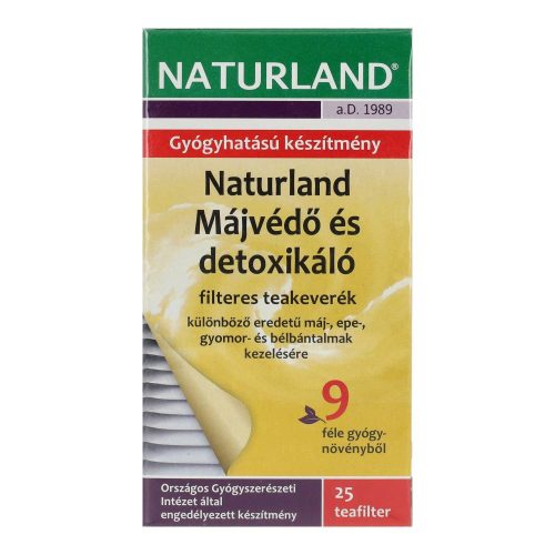 NATURLAND MÁJVÉDŐ TEA 25FILTER