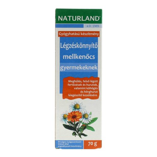 NATURLAND LÉGZÉSKÖNNY.MELLK.GYERMEK 70 G