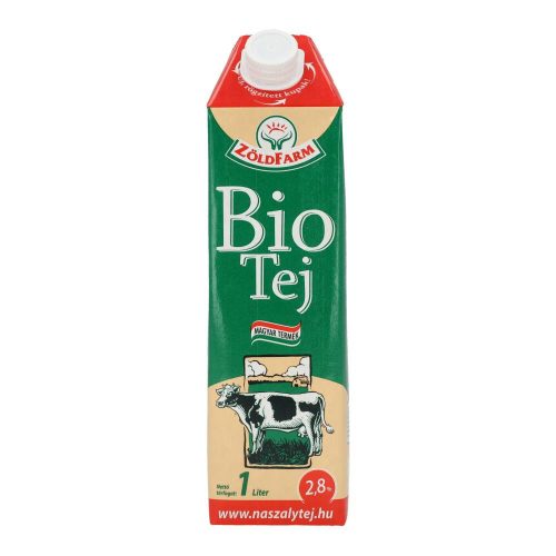 ZÖLDFARM BIO TEJ 2,8 % UHT /TARTÓS/