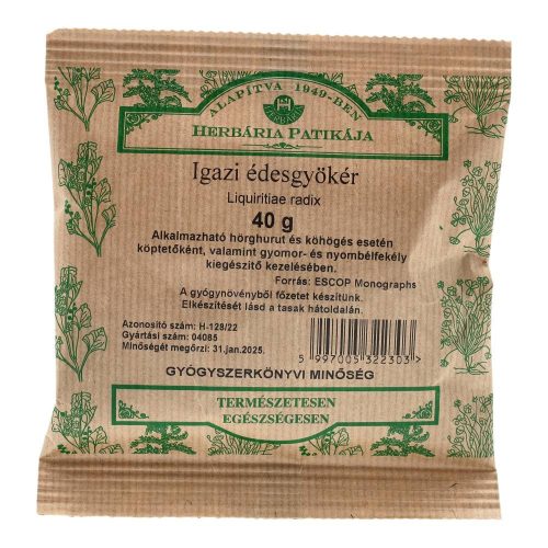 HERBÁRIA ÉDESGYÖKÉR TEA 40 G