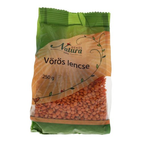 NATURA VÖRÖS LENCSE 250G