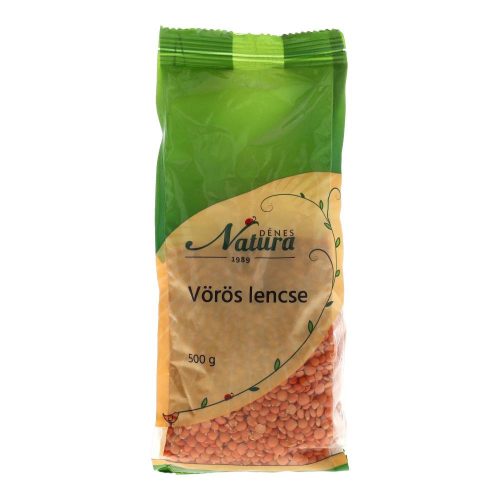 NATURA VÖRÖS LENCSE 500G