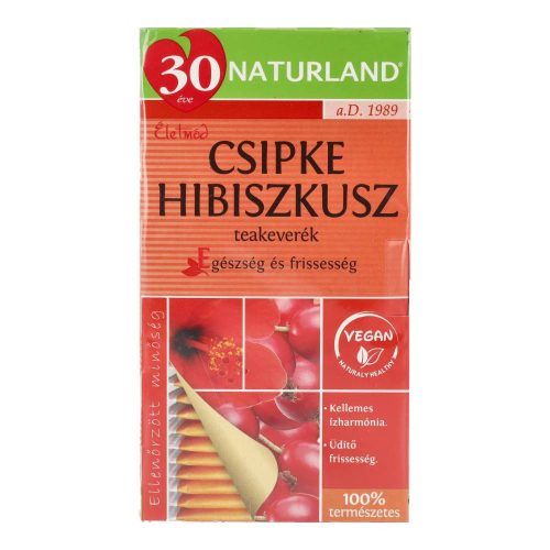 NATURLAND CSIPKE-HIBISZKUSZ TEA 20FILTER