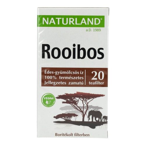 NATURLAND ROOIBOS TEA 20FILTER