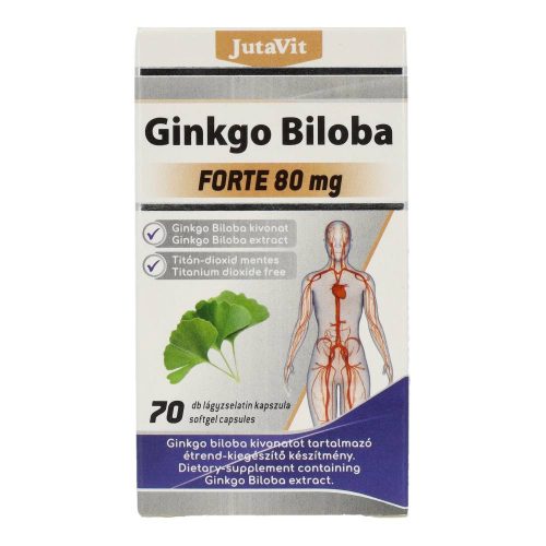 JUTAVIT GINKGO BIL.FORTE 80MG KAP.60+10