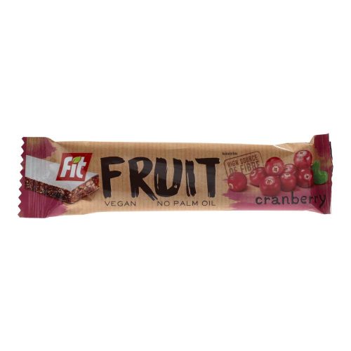 FIT FRUIT MÜZLISZELET VÖRÖS ÁFONYA