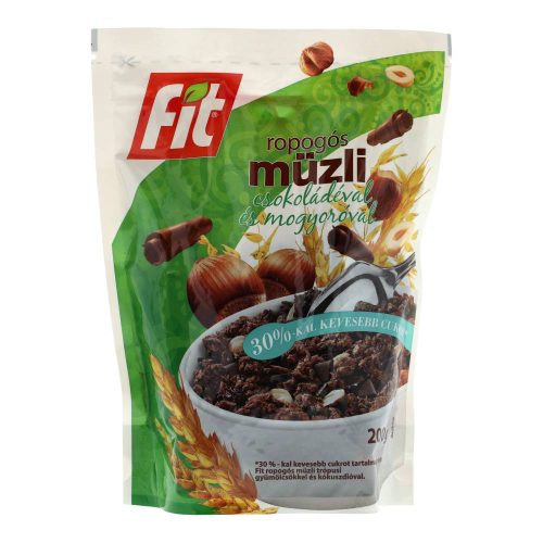 FIT REGGELI MÜZLI CSOKI-MOGYORÓ 200 G