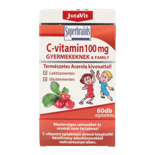 JUTAVIT C-VITAMIN 100 MG GYERMEKEKNEK