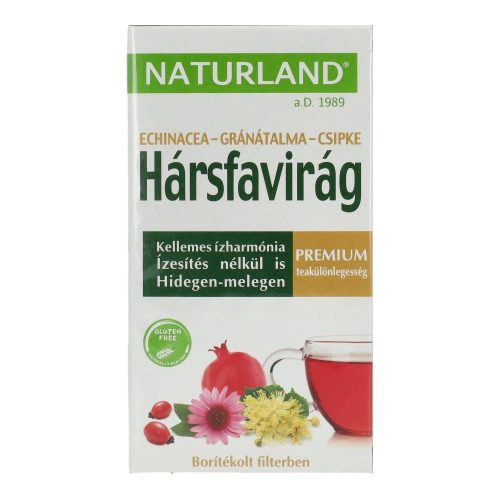 NATURLAND TEA HÁRSFAV.-ECHIN.-GRÁNÁTALMA