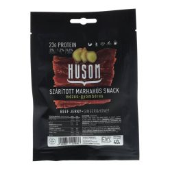 HUSOM SNACK GYÖMBÉRES-MÉZES 40 G