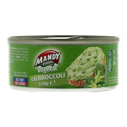 MANDY NÖVÉNYI PÁSTÉTOM BROKKOLIS 120G