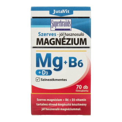 JUTAVIT SZERVES MAGNÉZIUM+B6+D3 TABLETTA